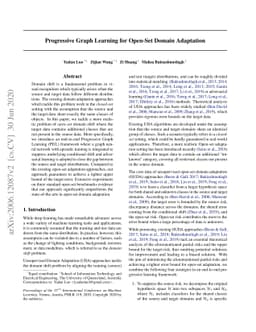 Progressive Graph Learning for Open-Set Domain Adaptation