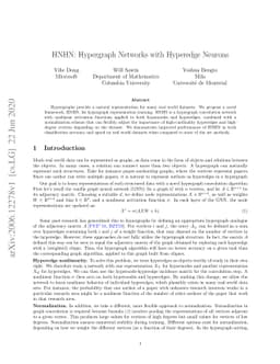 HNHN: Hypergraph Networks with Hyperedge Neurons