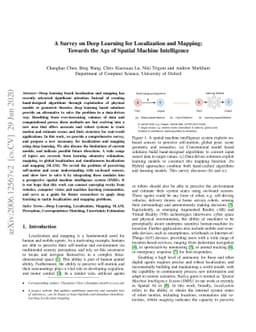 A Survey on Deep Learning for Localization and Mapping: Towards the Age
  of Spatial Machine Intelligence