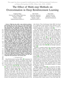 The Effect of Multi-step Methods on Overestimation in Deep Reinforcement
  Learning