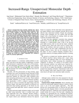 Increased-Range Unsupervised Monocular Depth Estimation