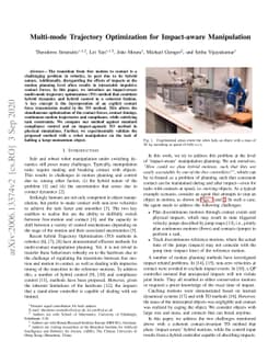 Multi-mode Trajectory Optimization for Impact-aware Manipulation