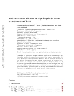 Bounds of the sum of edge lengths in linear arrangements of trees