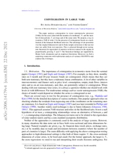 Cointegration in large VARs
