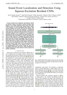 Sound Event Localization and Detection using Squeeze-Excitation Residual
  CNNs