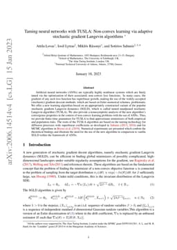 Taming neural networks with TUSLA: Non-convex learning via adaptive
  stochastic gradient Langevin algorithms