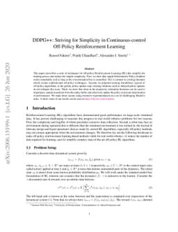 DDPG++: Striving for Simplicity in Continuous-control Off-Policy
  Reinforcement Learning