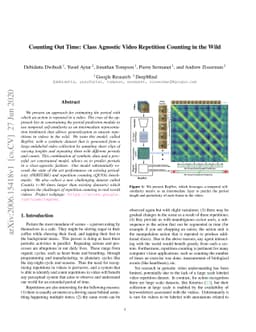 Counting Out Time: Class Agnostic Video Repetition Counting in the Wild