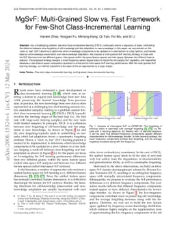 MgSvF: Multi-Grained Slow vs. Fast Framework for Few-Shot
  Class-Incremental Learning