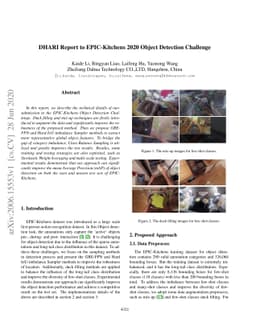DHARI Report to EPIC-Kitchens 2020 Object Detection Challenge