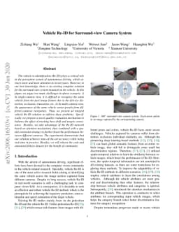 Vehicle Re-ID for Surround-view Camera System