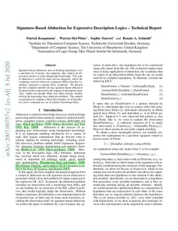 Signature-Based Abduction for Expressive Description Logics -- Technical
  Report