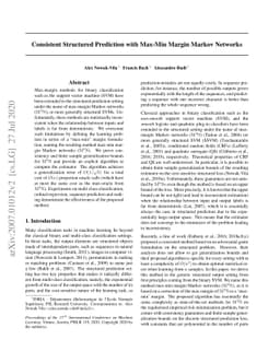 Consistent Structured Prediction with Max-Min Margin Markov Networks
