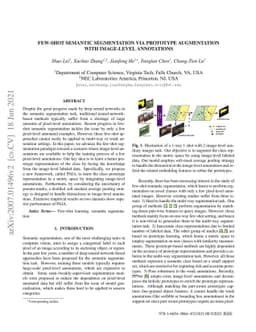 Few-Shot Semantic Segmentation Augmented with Image-Level Weak
  Annotations