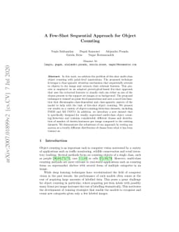 A Few-Shot Sequential Approach for Object Counting