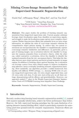 Mining Cross-Image Semantics for Weakly Supervised Semantic Segmentation