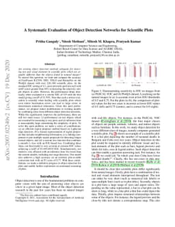 A Systematic Evaluation of Object Detection Networks for Scientific
  Plots