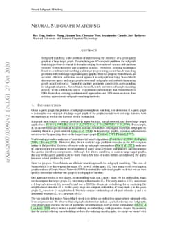 Neural Subgraph Matching