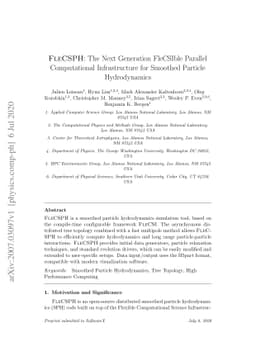 FleCSPH: The Next Generation FleCSIble Parallel Computational
  Infrastructure for Smoothed Particle Hydrodynamics