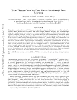 X-ray Photon-Counting Data Correction through Deep Learning