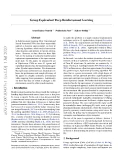 Group Equivariant Deep Reinforcement Learning