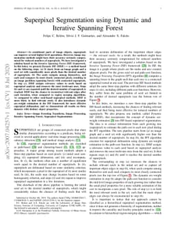 Superpixel Segmentation using Dynamic and Iterative Spanning Forest