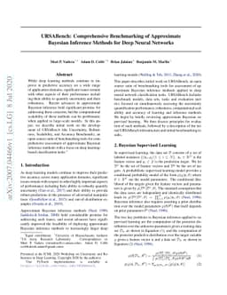 URSABench: Comprehensive Benchmarking of Approximate Bayesian Inference
  Methods for Deep Neural Networks