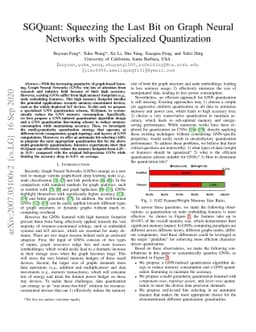 SGQuant: Squeezing the Last Bit on Graph Neural Networks with
  Specialized Quantization