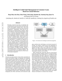 Intelligent Credit Limit Management in Consumer Loans Based on Causal
  Inference