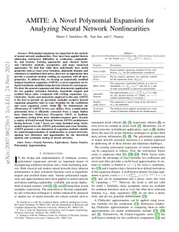 AMITE: A Novel Polynomial Expansion for Analyzing Neural Network
  Nonlinearities
