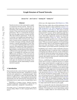Graph Structure of Neural Networks