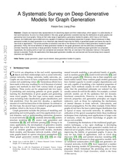 A Systematic Survey on Deep Generative Models for Graph Generation