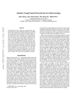 Attentive Graph Neural Networks for Few-Shot Learning