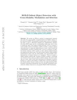 RGB-D Salient Object Detection with Cross-Modality Modulation and
  Selection
