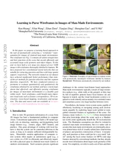 Learning to Parse Wireframes in Images of Man-Made Environments