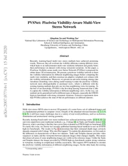 PVSNet: Pixelwise Visibility-Aware Multi-View Stereo Network
