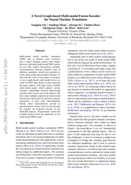 A Novel Graph-based Multi-modal Fusion Encoder for Neural Machine
  Translation