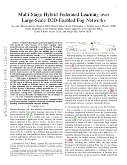 Multi-Stage Hybrid Federated Learning over Large-Scale D2D-Enabled Fog
  Networks