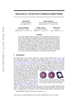 Hypersolvers: Toward Fast Continuous-Depth Models