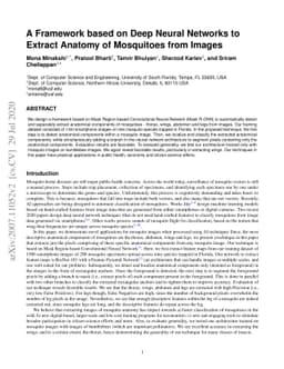 A Framework based on Deep Neural Networks to Extract Anatomy of
  Mosquitoes from Images