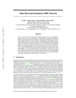 Time-Reversal Symmetric ODE Network