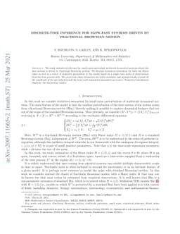 Discrete-time inference for slow-fast systems driven by fractional
  Brownian motion