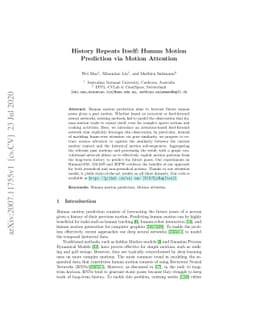 History Repeats Itself: Human Motion Prediction via Motion Attention