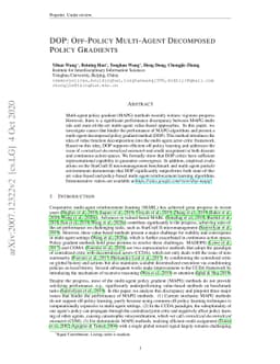 Off-Policy Multi-Agent Decomposed Policy Gradients