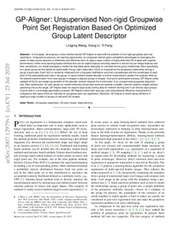 GP-Aligner: Unsupervised Non-rigid Groupwise Point Set Registration
  Based On Optimized Group Latent Descriptor