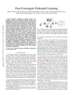 Fast-Convergent Federated Learning