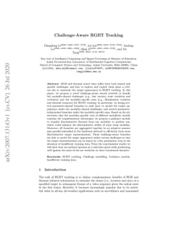 Challenge-Aware RGBT Tracking