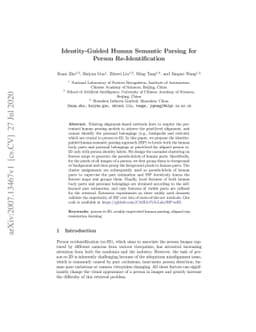 Identity-Guided Human Semantic Parsing for Person Re-Identification