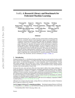 FedML: A Research Library and Benchmark for Federated Machine Learning