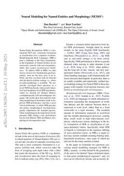 Neural Modeling for Named Entities and Morphology (NEMO^2)